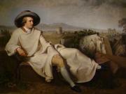 Johann H.W. Tischbein Goethe nella campagna romana 1786_87